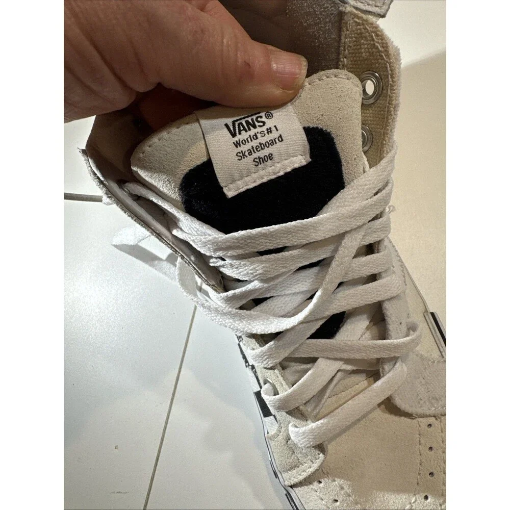 Vans SK8-Hi CAP LX Reissue 'White Checkerboard' M6.5W8 
